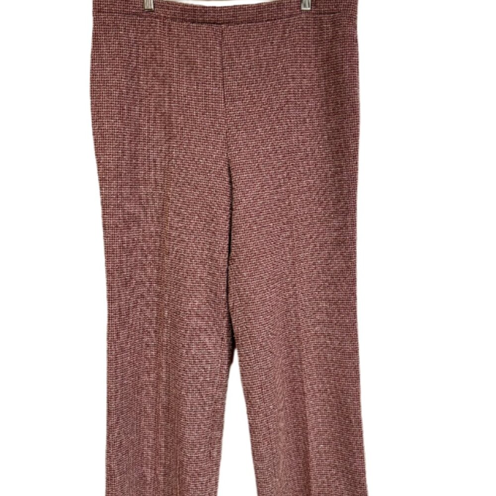 Vintage Tweed houndstooth wide leg pant - XL
